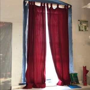 Red Curtains- from Target